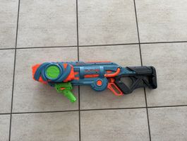 Nerf Elite 2.0 Flip-32 Blaster blau orange gebraucht
