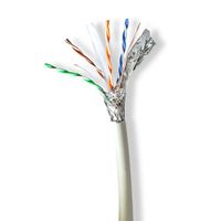 Cat.6a Netzwerkkabel, S/FTP, grau, 100 m