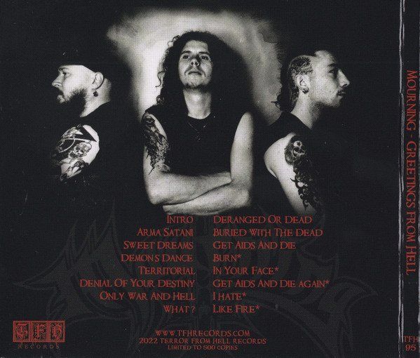 CD: Mourning  – Greetings From Hell NEUF – Nuovo e nell'imballaggio originale da Gingins venduto da Demonseed 1