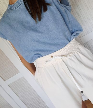 INA KESS Elia denim blouse - new - M