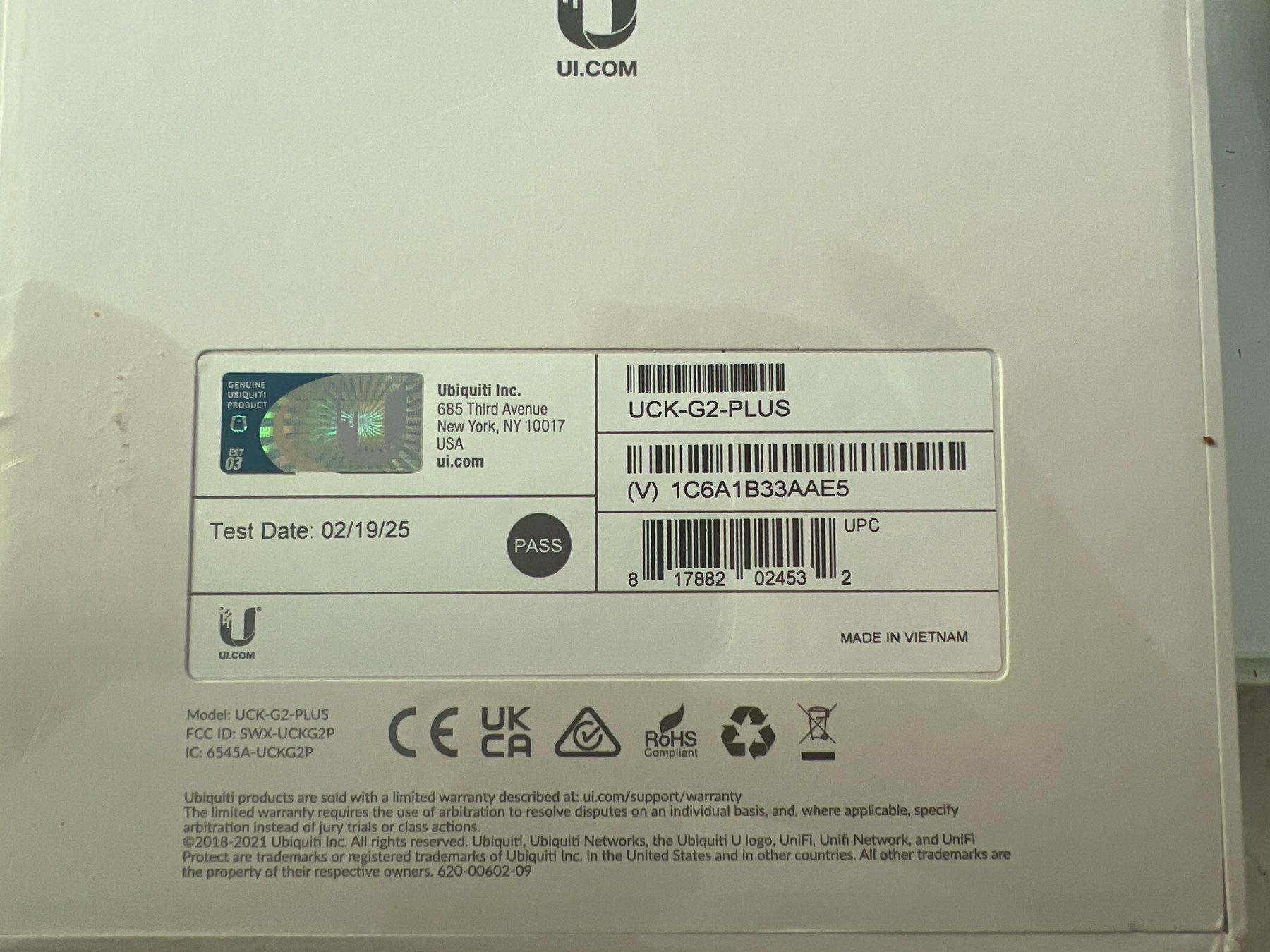Ubiquiti Server: Ubiquiti Cloud Key Plus (UCK-G2-PLUS) – Neu und originalverpackt aus Ebmatingen von Samato 4