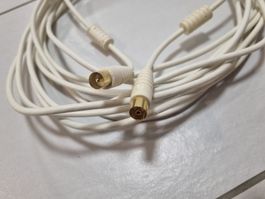 Koaxial-Antennenkabel Stecker auf Buchse 7.5m
