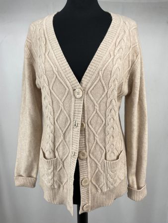 Fashion AZZURRO Cardigan beige en laine