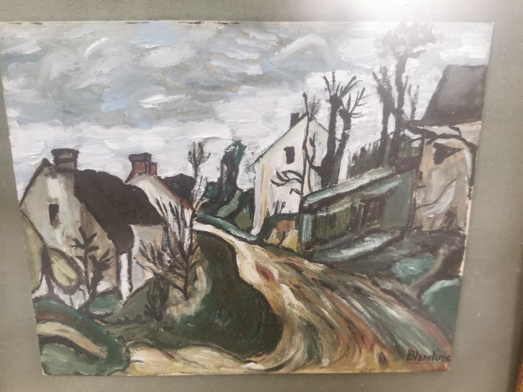 Gemälde: HUILE SUR PANNEAU SIGNÉE – Gebraucht aus Genève von Qanil77 1