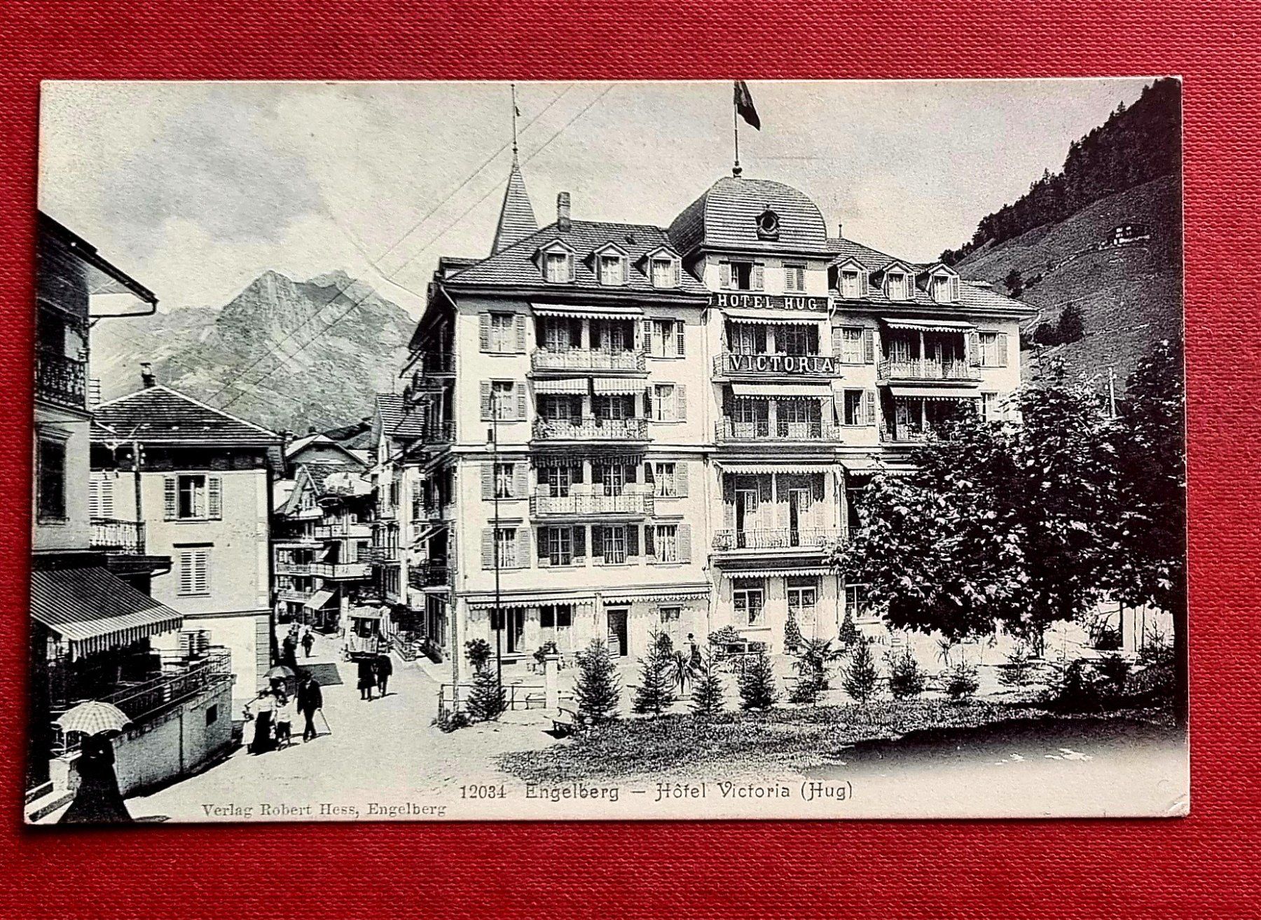 Ansichtskarten: Engelberg - Hotel Victoria Hug – Gebraucht aus Rothrist von RROENK
