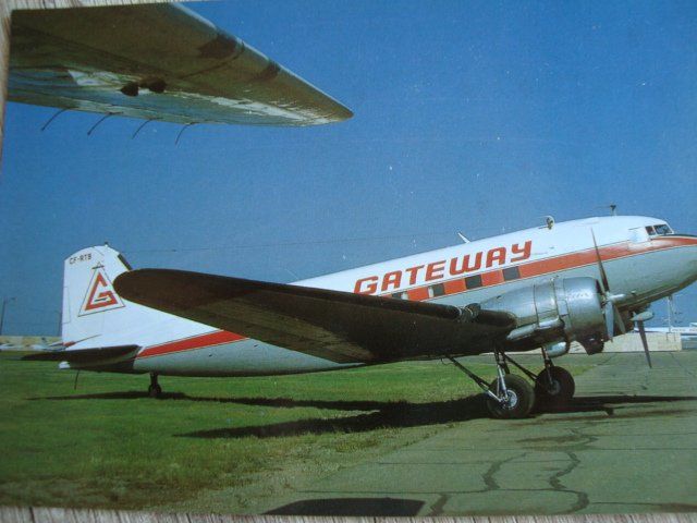 Ansichtskarten: Gateway DC-3 CF-RTB – Neu und originalverpackt aus Thun von Abigboss