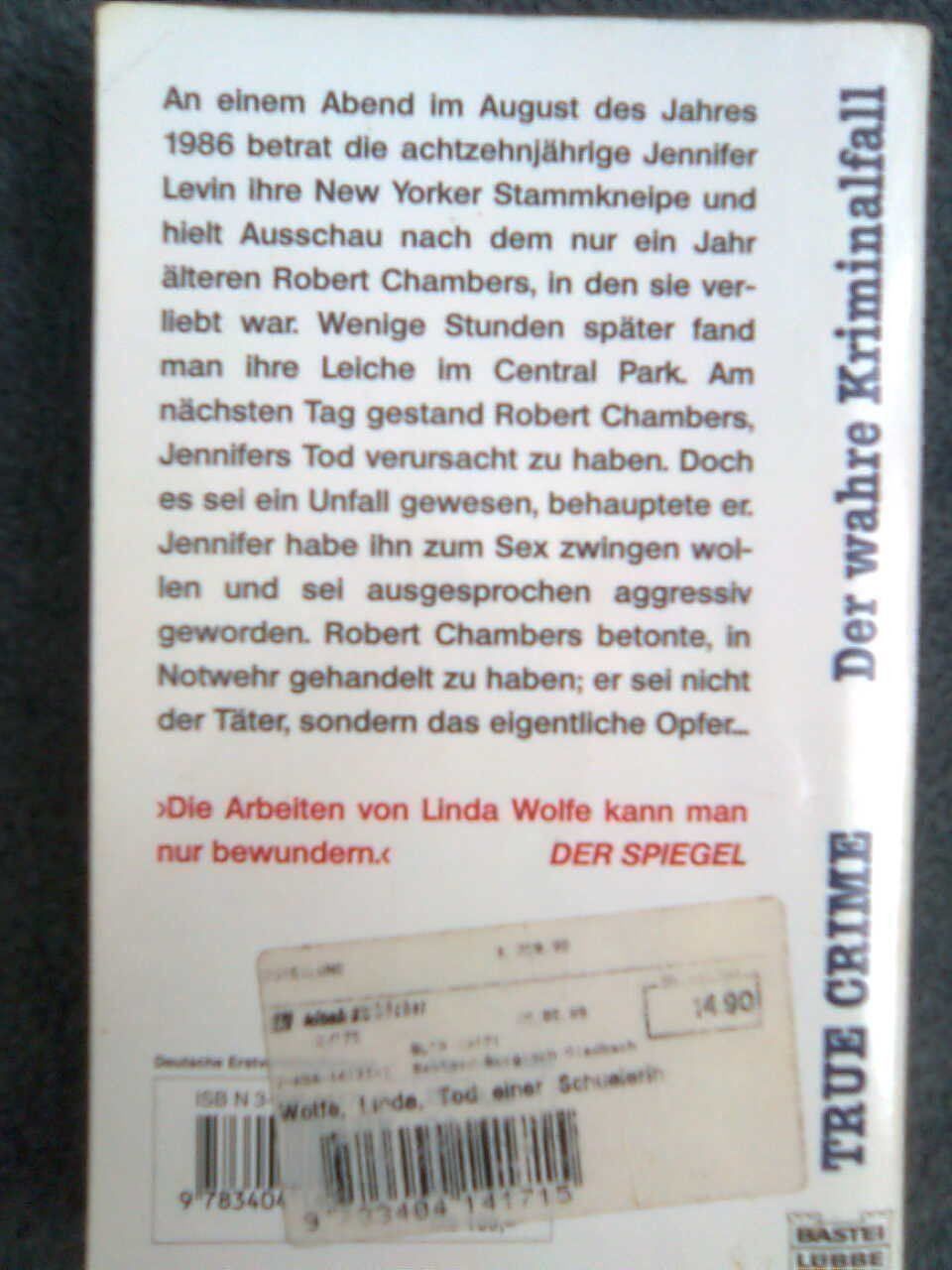 Libri: Linda Wolfe Tod eine Schülerin – Usato da Basel venduto da Alacant 1