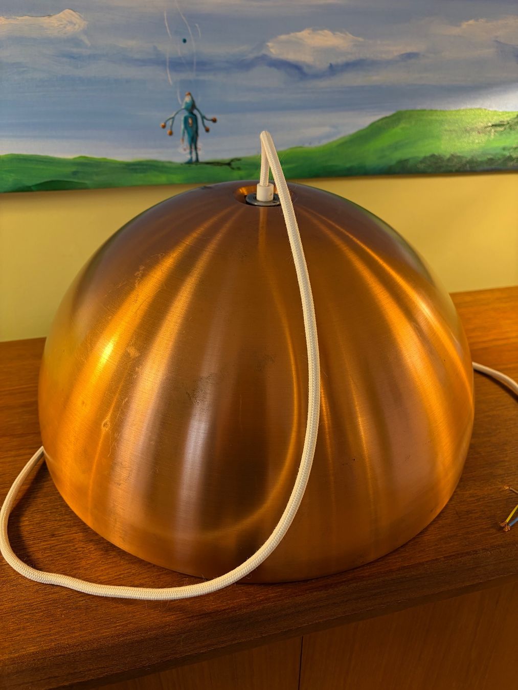 Lampadari & plafoniere: Staff Dome 70er Kupfer Deckenlampe Vintage – Usato da Basel venduto da LampenArt-Basel 8
