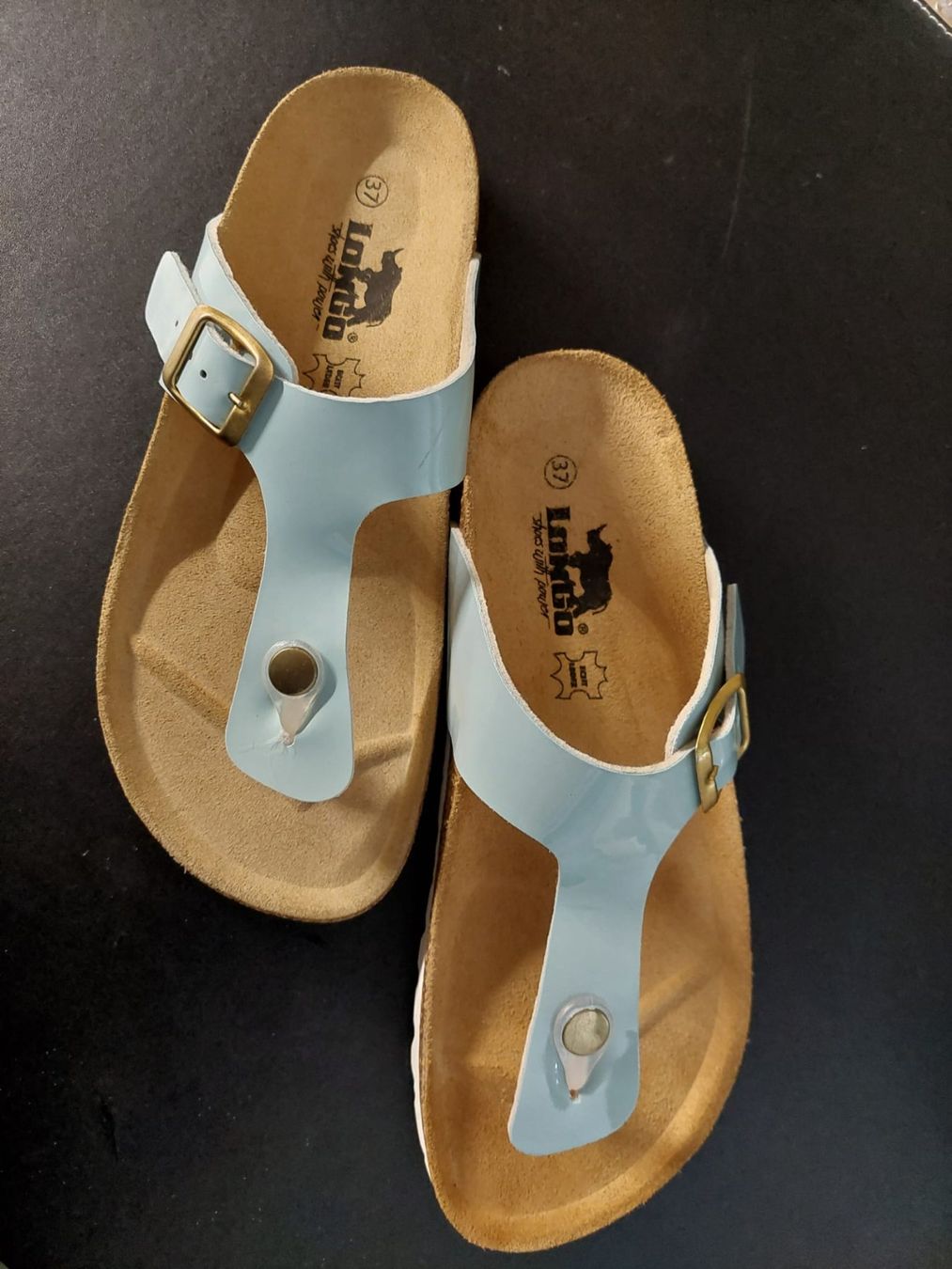 Scarpe da donna: Zehensandale in Hellblau | Grösse 37 – Usato da Witterswil venduto da AnetteK