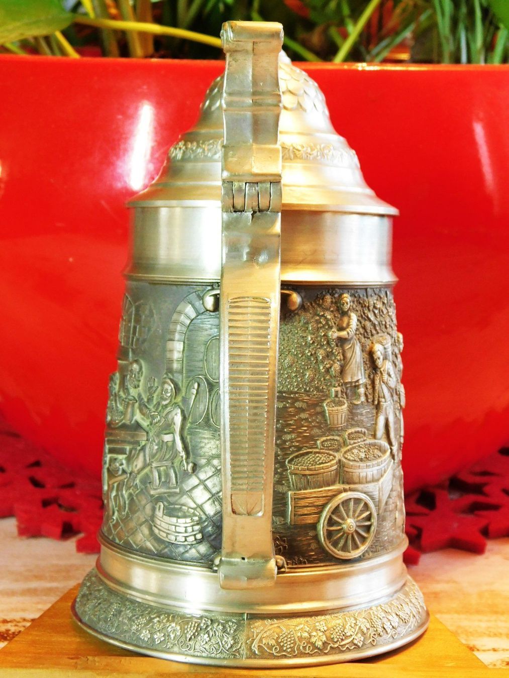 Caraffe: Wunderschöne Vintage Zinn Krug – Usato da Emmenbrücke venduto da Ulisse-22 4
