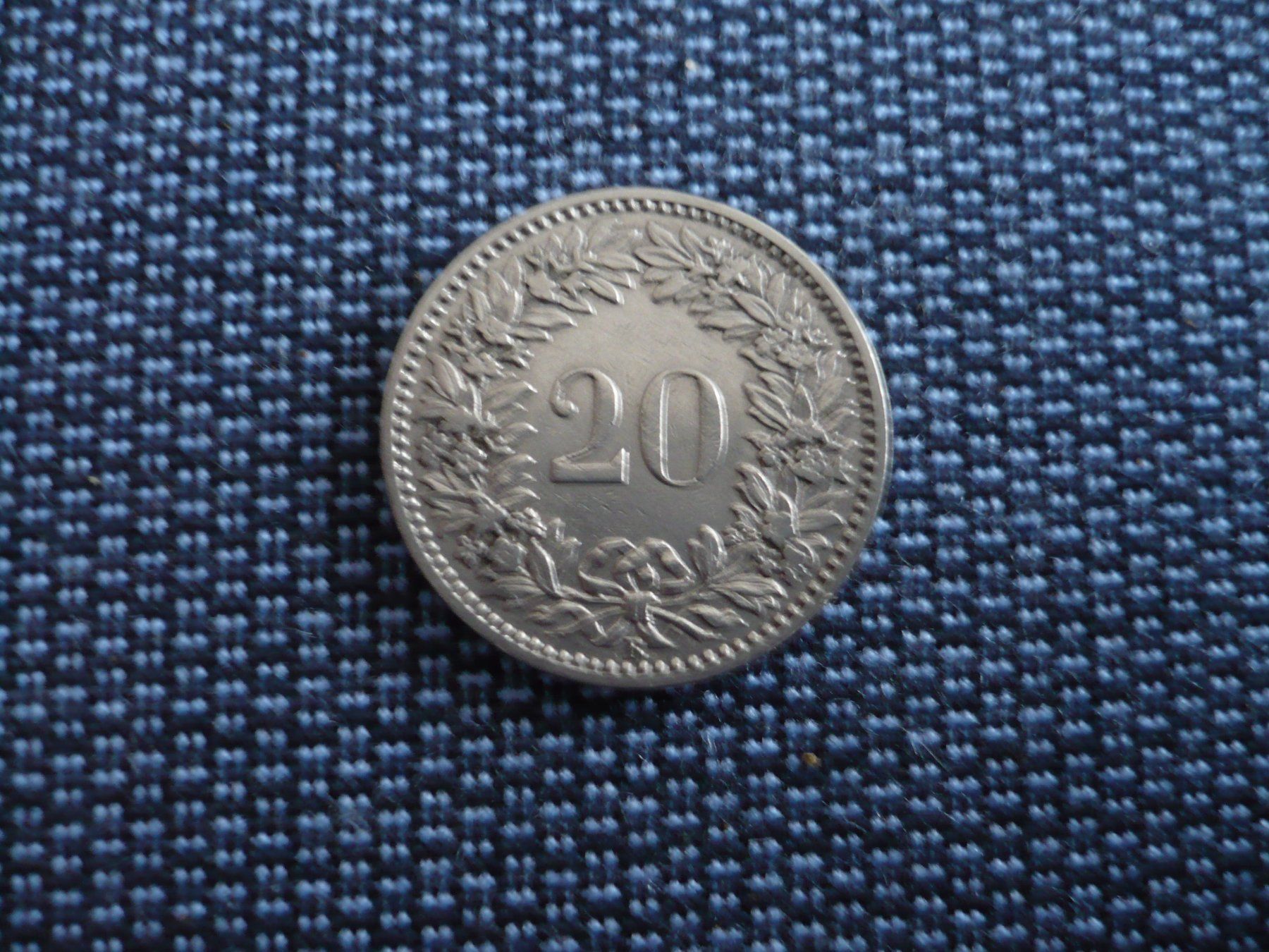 Toutes les monnaies: 20 Rappen 1908 – D'occasion à Winterthur par kormorans 1