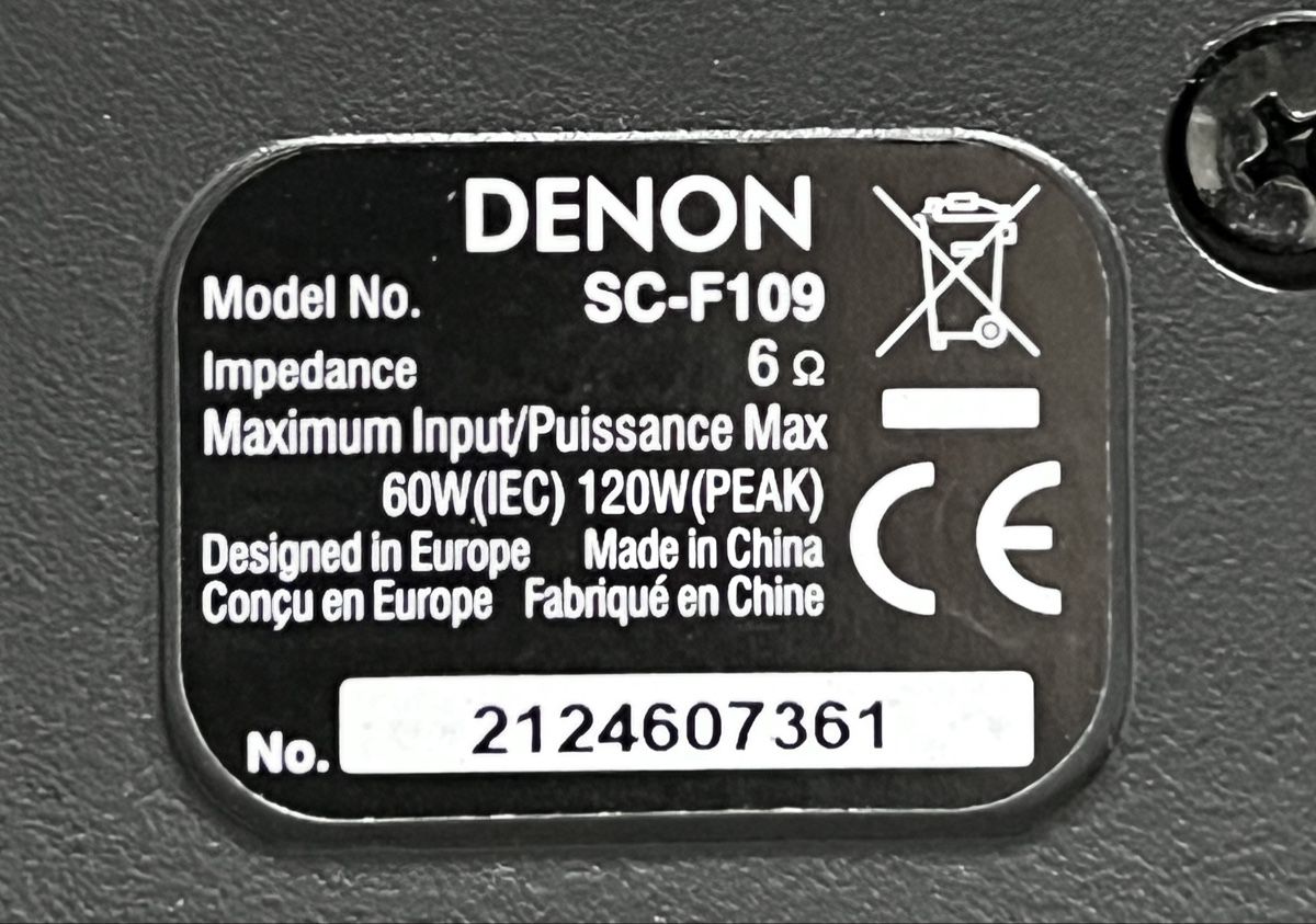 Denon Casse acustiche: Mini Boxen Denon SC-F109 – Usato da Biberist venduto da Genius19 3