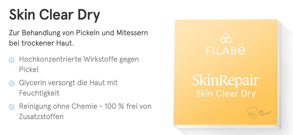 Filabé Skin Clear Dry Kaufen Auf Ricardo 3300