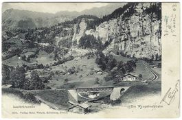 AK Wengernalpbahn Lauterbrunnen 1903, Berner Oberland