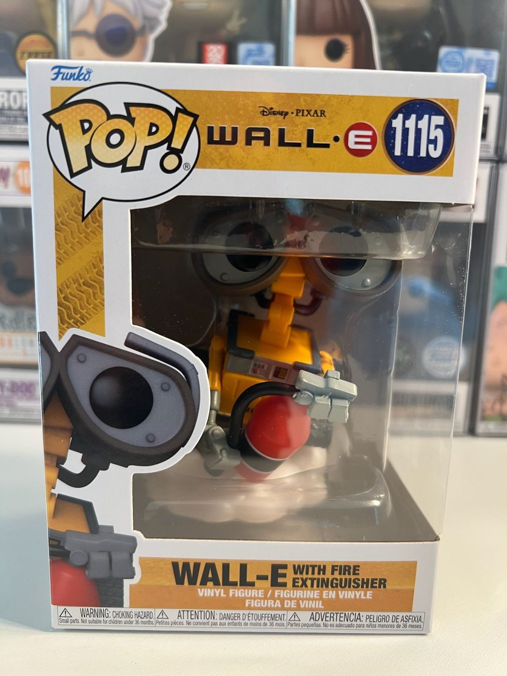 Funko Statuette: Funko POP! Disney WALL-E - Wall-E avec Extincteur – Nuovo e nell'imballaggio originale da Le Mouret venduto da perfectbijou