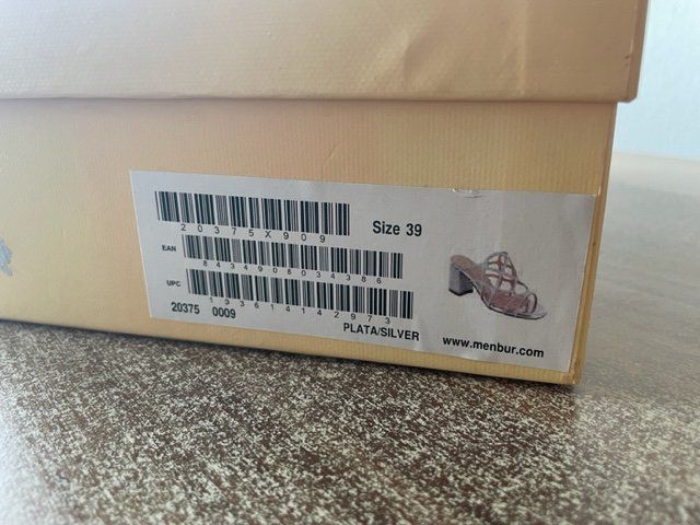 Scarpe da donna: MENBUR BELLES SANDALES SOIREE ARGENTEES TAILLE 39 – Nuovo (secondo la descrizione) da Bernex venduto da eunicefitz 5