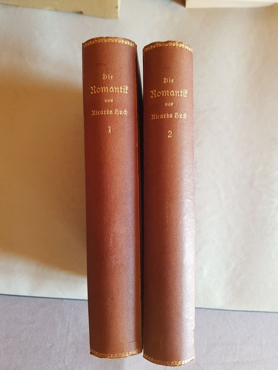 Livres: antike Bücher: Ricarda Huch Band I + II aus 1920 – D'occasion à Walterswil BE par Lonitti 1