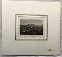 Rudolf Dikenmann - Orig. Aquatinta- "Lucerne vers le Righi"