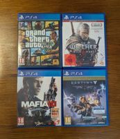 4x PS5 Spiele (GTA 5, The Witcher 3, Mafia 3, Destiny)