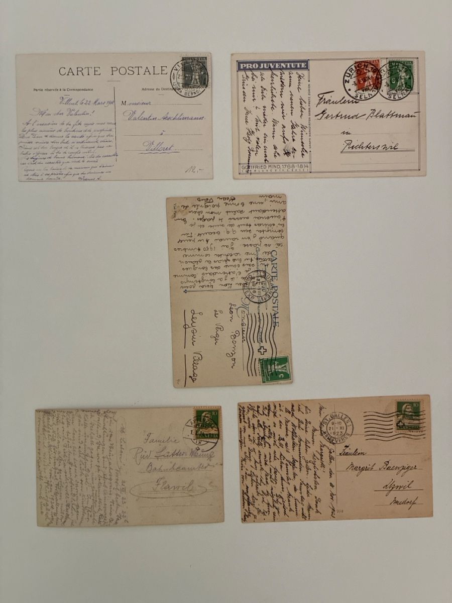 Cartoline postali: 10 Ansichtskarten ganz spezielle Nr. 2 – Usato da Oftringen venduto da Cla.vD.74 1