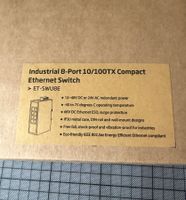 Neu Industrie Ethernet Switch LUTZE ET-SWU8E 8-Port