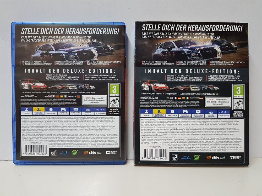 DiRT Rally 2.0 Fifa World Rallycross Championship PS 4 (Gebraucht) in ...