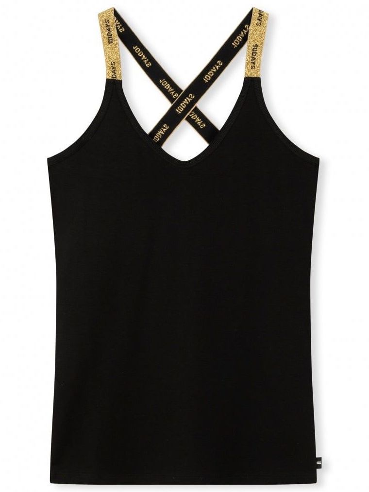 Tops: TOP, 10DAYS, Wrapper Lurex Schwarz, 34 – D'occasion à Wiesendangen par Babalegi 9