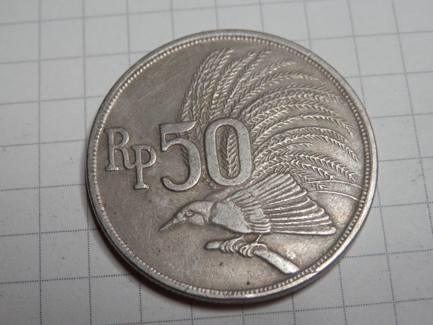 Tutti le monete: Indonesien 50 Rupiah, 1971 – Usato da Weiach venduto da weiach81 1