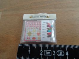 Stickpackung zum aufhängen im Nähladen/ Puppenhaus