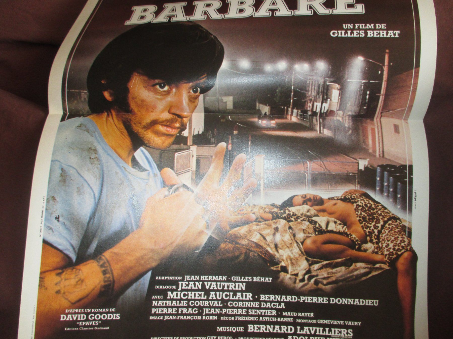 Poster & Bilder: affiche Rue Barbare (Bernard Giraudeau) – Gebraucht aus Colombier NE von Nevenma 1