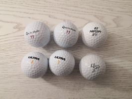 6 Golfbälle