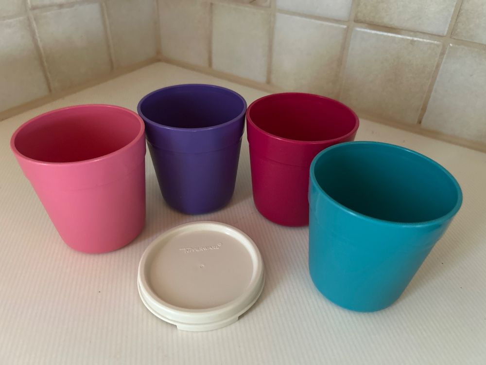 Wunderbar Tupperware Becher Mit Deckel Fotos