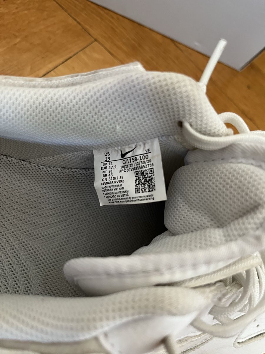 Nike Scarpe da uomo: Nike AF1/1 white 47,5 US 13 – Usato da Lausanne venduto da ebassoo1 6
