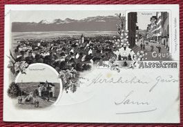 Gruss aus Altstätten Litho 