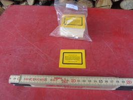170 x Laserstrahlung Sticker
