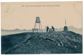 Sommet du Jovet (2563 m.) - Signal et Table d'Orientation