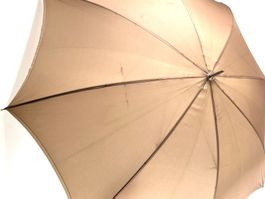 FULTON Regenschirm mit Ledergriff – Vintage-Stil Premium