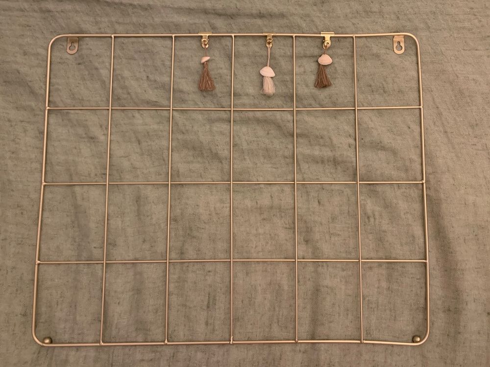 CONCEPTS Gerahmte Leinwand-Pinnwand Mit Goldrahmen – 43,2 X 53,3 Cm Für Notizen & Fotos
