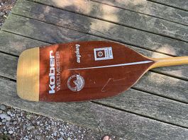 Kober Weltmeister 1972 Holzpaddel