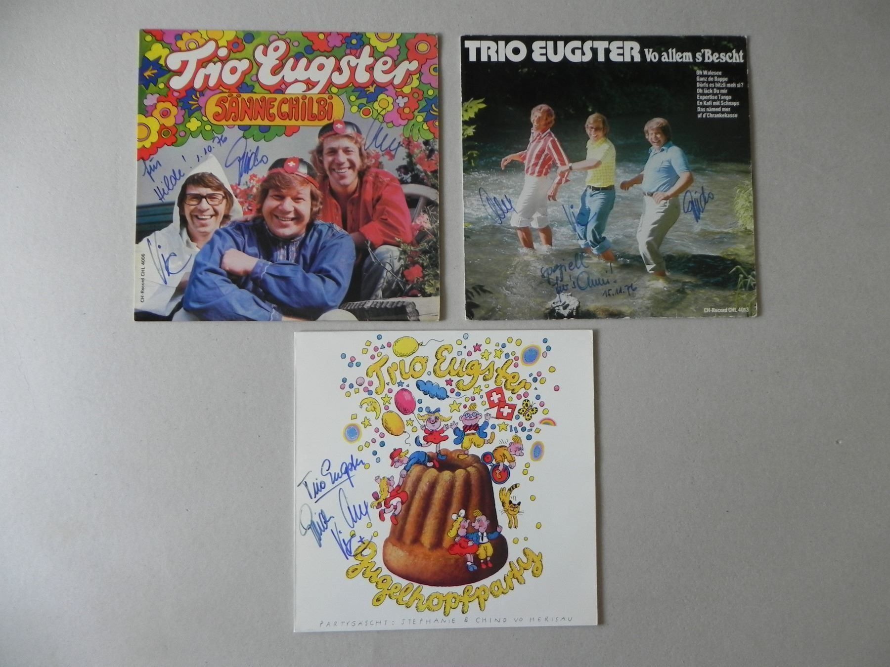 Dischi in vinile: 3 LP Volksmusik Trio Eugster Autogramm – Usato da Siebnen venduto da krimsie