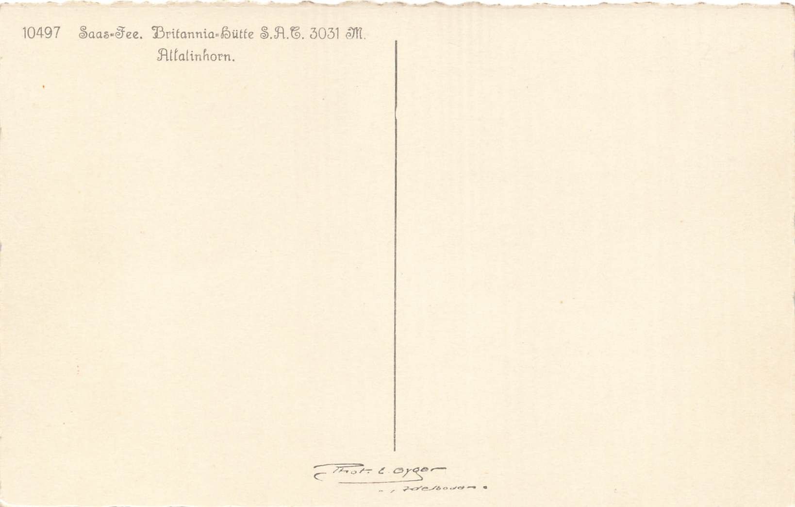 Cartoline postali: Saas fee – Usato da Biasca venduto da Blenio71 1