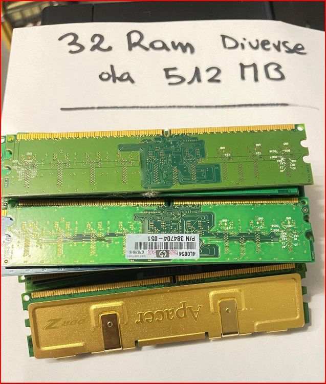 32 RAM DIVERSE DA 512 MB (Gebraucht) in Banco für CHF 80 – mit ...