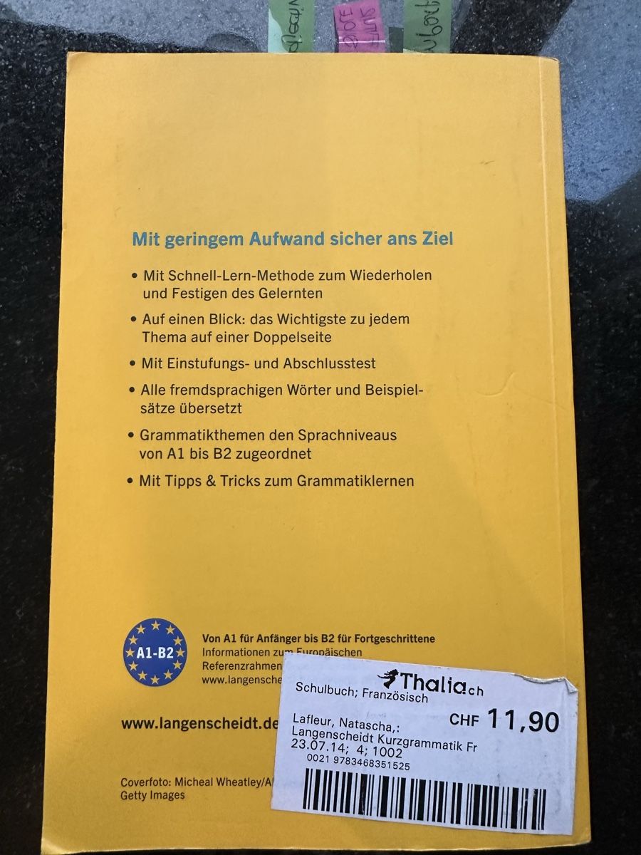 Libri: Langenscheidt Französisch – Usato da Bern venduto da Shininglove 1