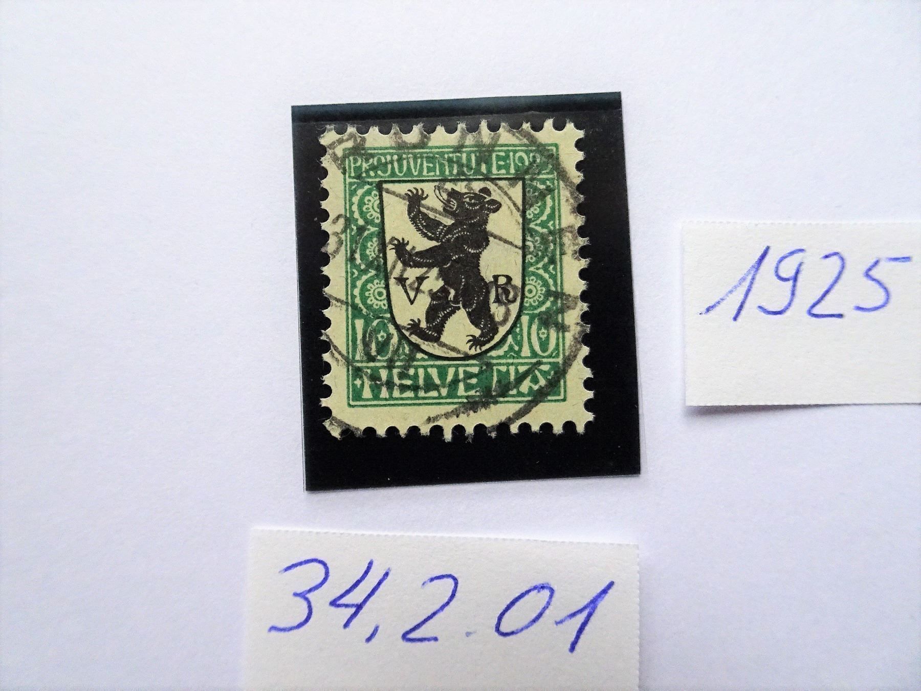 Alle Briefmarken: PJ 1925 – Gebraucht aus Aadorf von Chnorli-Furz 1