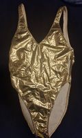 80s Vintage Badeanzug Gold Gr. 36/38 - Made in France 