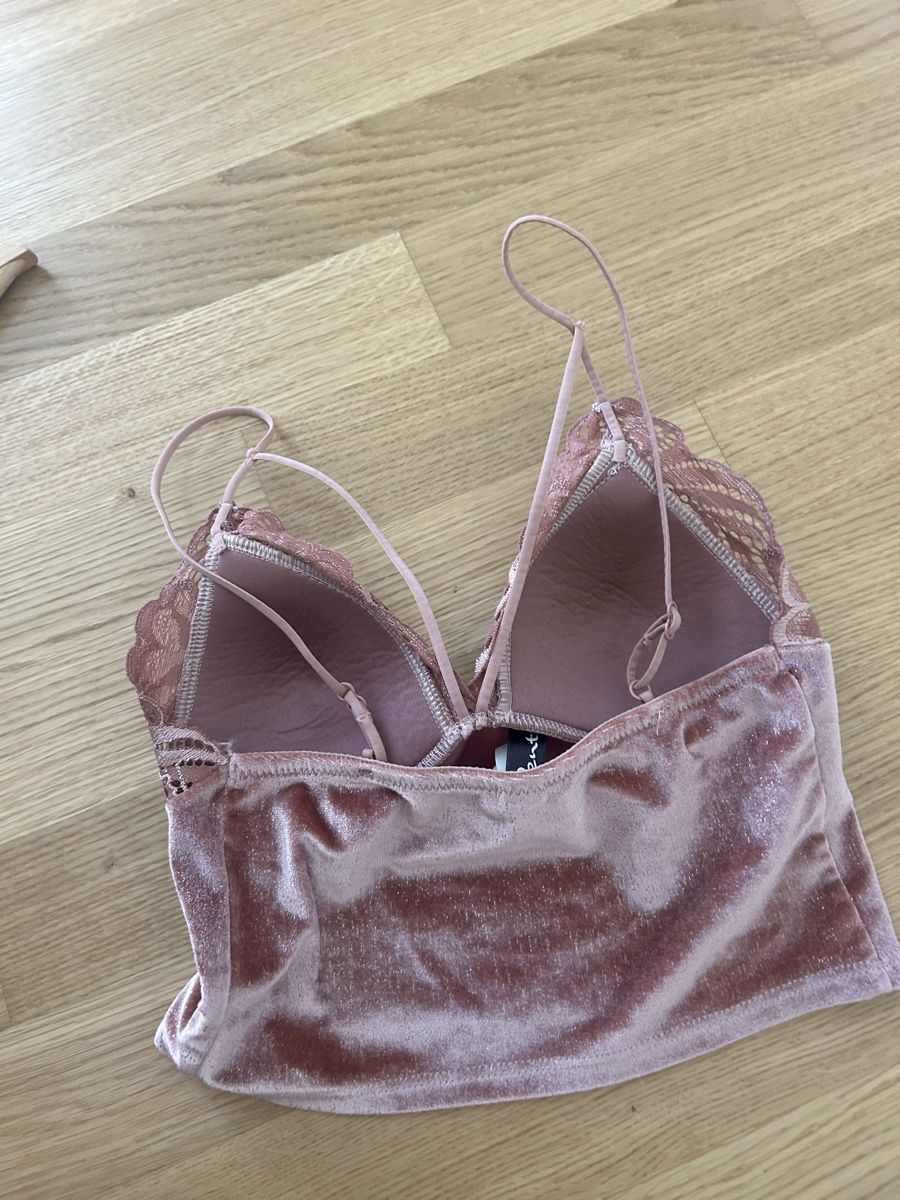 Tops: Samt Top mit Spitze Grösse S neuwertig – Neu (gemäss Beschreibung) aus Zürich von Dailychic 3