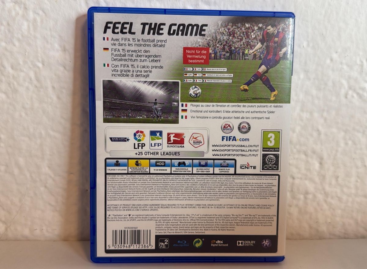 Sony Giochi: FIFA 15 PS4/PS5 - Excellent Condition, Great Game! – Usato da Ehrendingen venduto da bubulence 1