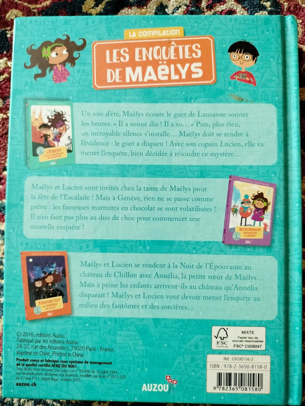 Libri: La compilation Les enquêtes de Maëlys, tomes 1, 2, 3 – Usato da Cortaillod venduto da rozinna 2