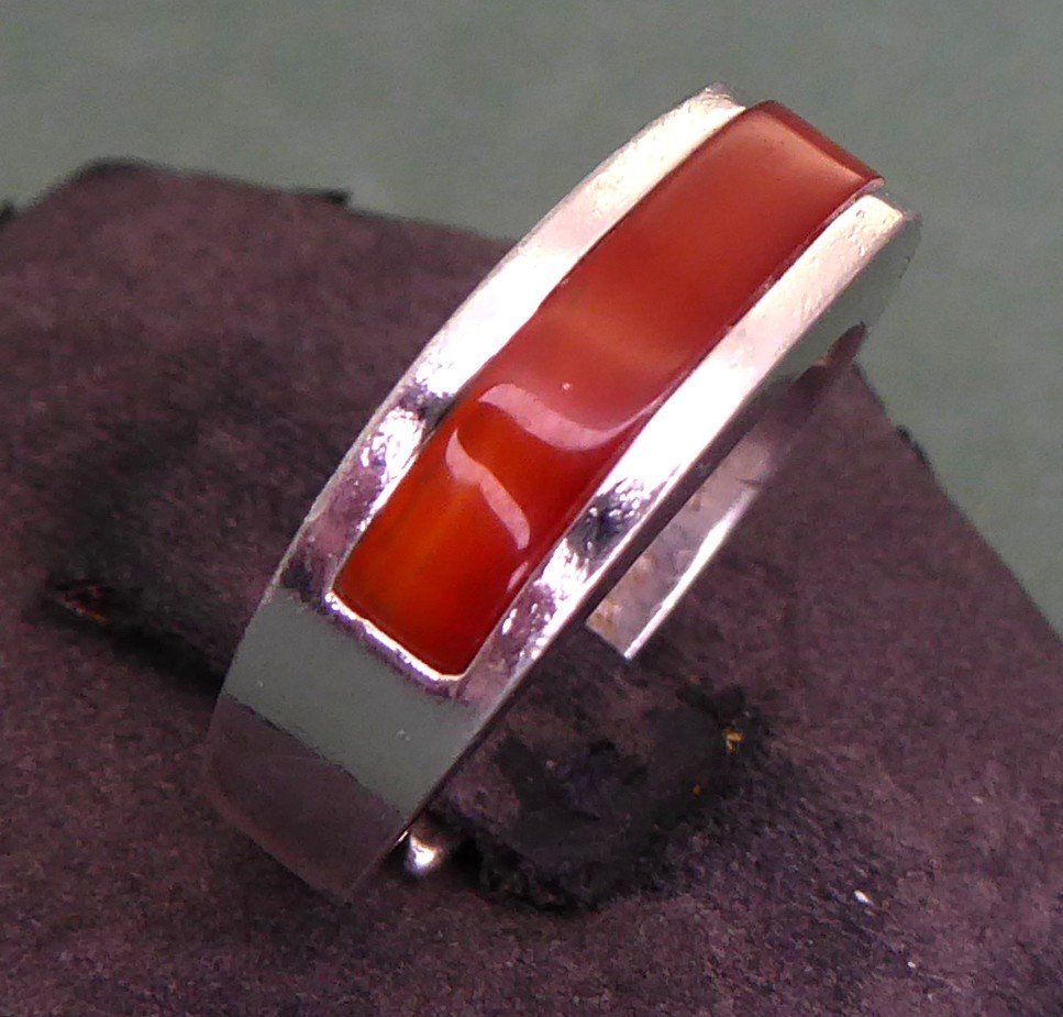 Anelli: Ring 800 Silber mit synthetischem Stein – Usato da Muri AG venduto da silvermouse007 1