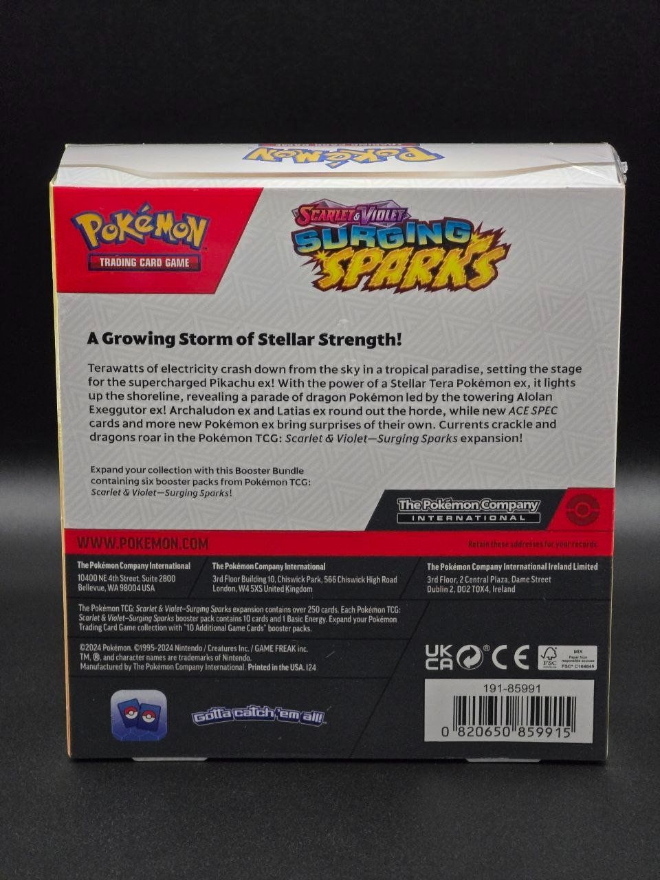 Pokémon Carte collezionabili: Bundle Surging Sparks / 🇬🇧 – Usato da COINTRIN venduto da sanctuary-collectors 1